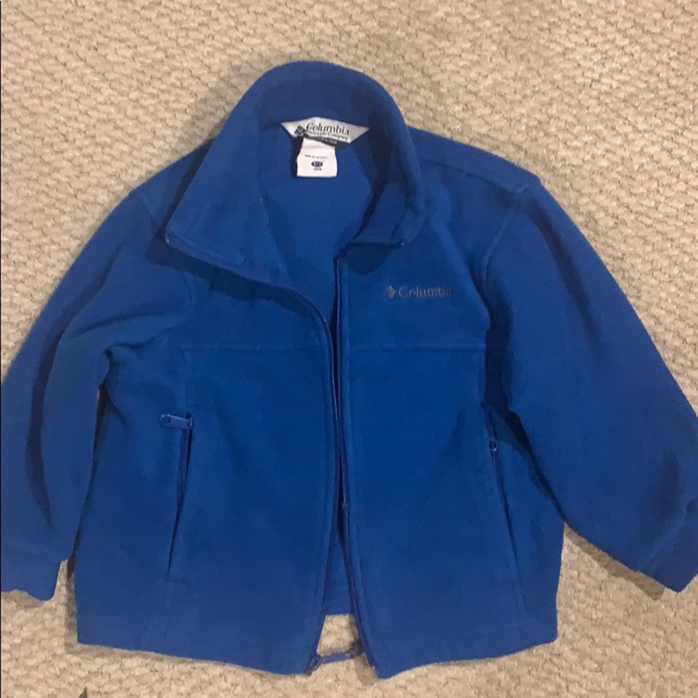 Boys blue Columbia fleece